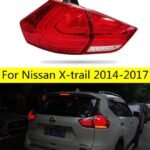 1 Pair Running Taillight For Nissan X-trail LED Tail Light 20 14-20 17 Rear Trunk Lights LED Turn Signal Reversing Fog Lamp