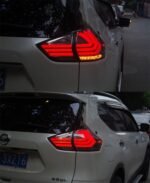 1 Pair Running Taillight For Nissan X-trail LED Tail Light 20 14-20 17 Rear Trunk Lights LED Turn Signal Reversing Fog Lamp - Image 5
