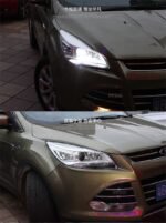 Headlights Assembly For Ford Kuga Escape LED Head Light 2014-20 16 Headlight Xenon Bulb Turn Signal Light High Beam Daytime Lights - Image 3