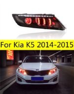 Car Front Lights For Kia K5 LED Headlight 20 14-20 15 LED Turn Signal Daytime Running Light High Beam Lens