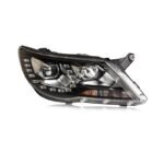 Car Styling For VW Tiguan 2007-2012 LED Headlight DRL Fog Lamp Turn Signal Light Low And High Beam Angel Eyes Projector Lens - Image 2