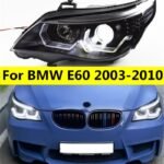 auto front lamp DRL For BMW E60 2003-2010 Car LED Headlight Assembly Head Lamp Running Light Start-up Headlights