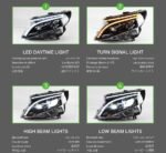 LED Headlight For Benz Vito 20 13-20 22 W447 DRL Bi-Xenon Lens LED Crystal Angel Eyes Turn Signal Front Lamp - Image 5