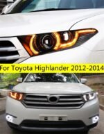 Toyota Highlander 2012-2014 LED Headlight Assembly DRL High Beam LED Daytime Turn Signal Lights