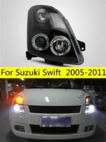 Car Headlights For Suzuki Swift 2005-2011 Angel Eye Beam Moving Turn Signal Head Lights Xenon Running Head Lamp