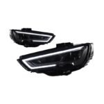2 PCS Auto Car Head Light Parts For AUDI A3 Matrix 20 13-20 16 LED Lamps Headlights DRL Daytime Running Lights Turn Signal - Image 2