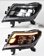2 PCS Auto Car Head Light Parts For Navara NP300 20 15-20 20 LED Lamps Headlight DRL Daytime Running Lights Turn Signal - Image 4
