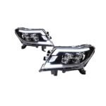 2 PCS Auto Car Head Light Parts For Navara NP300 20 15-20 20 LED Lamps Headlight DRL Daytime Running Lights Turn Signal - Image 2