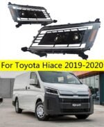 LED Front Head Lights For Toyota Hiace 20 19-2022 DRL Replacement Daytime Headlights LED Turn Signal Light