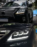 2 PCS Car Front Lamp LED For Lexus LX570 20 08-20 15 Modified LED Lights DRL Daytime Running Driving Light - Image 3