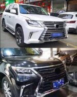 2 PCS Car Front Lamp LED For Lexus LX570 20 08-20 15 Modified LED Lights DRL Daytime Running Driving Light - Image 5