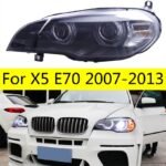 Full LED Front Lamp For BMW X5 E70 2007-2013 H7 Angel Eye Headlights LED Turn Signal Fog Light High Beam Daytime Running Lights