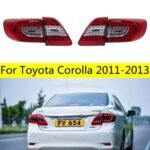 cars Tail light For Toyota Corolla 2011-20 13 Taillights LED DRL Running lights Fog lights angel eyes Rear parking