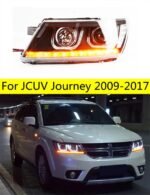 Car Styling Head Lamp for Dodge JCUV Headlights 2008-20 19 Journey LED Headlight DRL Freemont Angel Eye Bi Xenon Beam Accessories