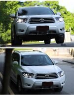 LED Daytime Running Headlight for Highlander Car Headlights 2007-2011 Kluger Dynamic Turn Signal High Beam Auto Lamps - Image 4