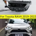 Car Styling Headlight for Toyota RAV4 LED Head Light 20 19-2022 DRL Turn Signal High Beam Angel Eye Headlights