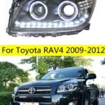 LED Headlight for Toyota RAV4 2009-2012 High Beam Front Lamp Turn Signal Headlights DRL Driving Light Accessories