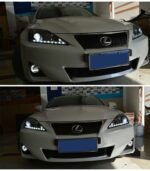 High Beam Xenon Headlights for Lexus is250 LED fog Headlight 2006-2011 Headlights is300 DRL Turn Signal Front Lamp - Image 4