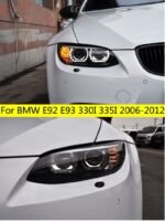 Automobile front Light For BMW E93 2006-12 Headlight Assembly E92 330I 335I LED Bifocal Lens High Beam Lamp Running Lights