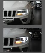 Bifocal Lens front lamp For Jeep Compass LED Headlights 2011-16 Car LED Headlight Streamer Turn Signal High Beam Lights - Image 4