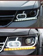 Headlight LED For Dodge Journey 2009-17 Freemont high beam DRL turn signal Auto Headlight Assembly - Image 3
