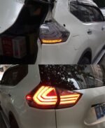 1 Pair Running Taillight For Nissan X-trail LED Tail Light 20 14-20 17 Rear Trunk Lights LED Turn Signal Reversing Fog Lamp - Image 4