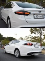 Through Lamp For Ford Mondeo LED Taillight 20 13-20 16 Fusion Porsche Design High-light Brake Lights Turn Signal LED Running Reversing Light - Image 4