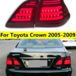 Tail Lamp For Toyota Crown 20 05-2009 Crown Altis LED Taillights Fog Light Daytime Running Lights DRL Tuning Car Accessories