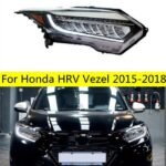 Head Lamp Assembly For HR-V LED Headlight 20 15-20 18 Headlights HRV Vezel High Beam Angel Eye Turn Signal Running Lights
