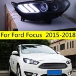 Head Lamp For Ford Focus LED Headlight 20 15-20 18 Car Running Light High Beam Headlights Angel Eye Front Lights