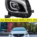 All LED head lamp For Smart LED headlights assembly 15-18 W453 high beam turn signal bifocal lens lights