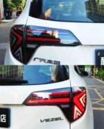 one pair all LED tail lamp For Honda Rear Fog Brake Turn Signal HRV Vezel 15-20 reversing lights car accessories - Image 2