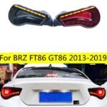 All LED dragon scale tail light For Toyota GT86 2013-19 DRL Subaru BRZ FT86 stream turn signal brake rear lights