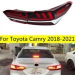 1 Pair Rear Lights For TOYOTA Camry LED Tail Light 18-21 Toyota Start Up Animation With Sequential Turn Signal Rear Lamp Assembly