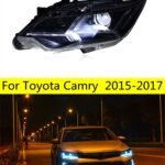 Car Head Light For Toyota Camry 15-17 Headlights LED DRL Running lights Bi-Xenon Beam Airplane Auto Head Lamp Headlamps