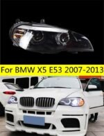 Car Light For BMW X5 LED Headlight 2007-2013 Headlights E53 DRL Turn Signal High Beam Angel Eye Front Lights