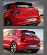 2Pcs Taillight Parts For VW Polo LED Tail Light 20 19-2022 Taillights Rear Lamp LED Signal Brake Reversing Parking FACELIFT Upgrade - Image 2