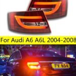 Car Light For Audi A6 LED Tail Lights 2004-2008 A6L LED Fog Rear Lamp DRL Running Signal Brake Reversing Parking Facelift