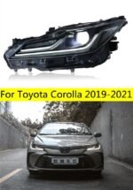 Headlight LED For Toyota Corolla LED Headlights 19-21 DRL Turn Signal Head Lamp High Beam Angel Eye Lights