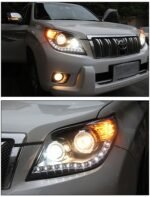 1 Pair Headlights For Prado 2010-2012 Toyota LED Headlight Land Cruiser High Beam Turn Signal Running Lights - Image 4