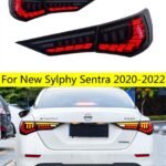 Tail Light For Nissan Sylphy 20 20-2022 Sentra Taillights Rear Lamp LED DRL Running Signal Brake Reversing Parking light