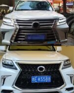 2 PCS Car Front Lamp LED For Lexus LX570 20 08-20 15 Modified LED Lights DRL Daytime Running Driving Light - Image 4