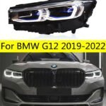 Head Lamp for BMW G12 LED Headlight 20 19-2022 Headlights 730 740 750 760 DRL Turn Signal High Beam Angel Eye Projector Lens