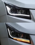 LED Head Light Parts For Cruze 20 08-20 15 Front Headlights Replacement DRL Daytime light Projector Facelift - Image 3