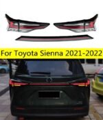 1 Set Taillights Assembly For Toyota Sienna 2021-2022 LED Turn Signal Rear Fog Reversing Lights DRL Driving Light