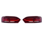 2 Colors Car Tail Lights For VW Jetta MK6 2012 LED Reversing Rear Lamp DRL Fog Brake Taillights Dynamic Turn Signal - Image 2