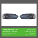 2 Colors Car Tail Lights For VW Jetta MK6 2012 LED Reversing Rear Lamp DRL Fog Brake Taillights Dynamic Turn Signal - Image 7