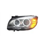 Headlights LED Lighting Accessories For BMW X1 2012-20 15 DRL Angel Eye Turn Signal Lights High Beam Front Lamp - Image 2