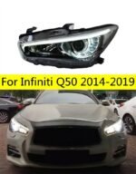 Car Lights for Infiniti Q50 LED Headlight Projector Lnes 2014-20 19 Head Lamp Animation Dynamic Signal DRL Auto Accessories