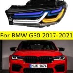 Car Lights for BMW G30 LED Headlight Projector Lens 20 17-2021 5 Series 530i 525i Head Lamp Front DRL Signal Headlights